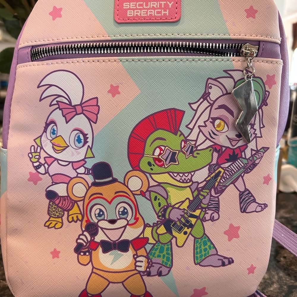 Security Breach Character Backpack - Pink and Purple